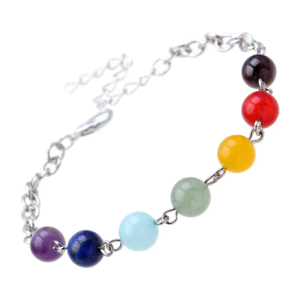 7 Chakra Natural Stone Beaded Bracelet - ATSProducts