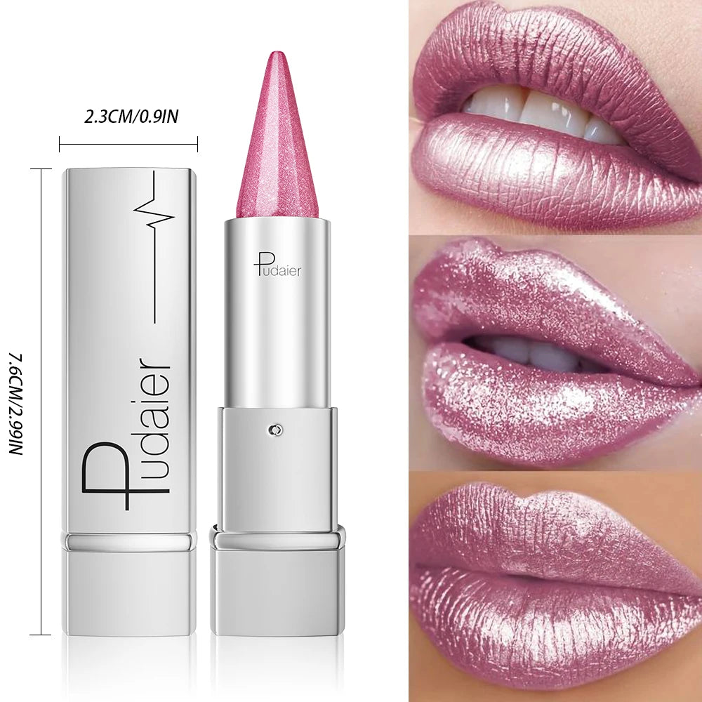 Pearlescent Sparkle Waterproof 24 Hour Lipstick - ATSProducts