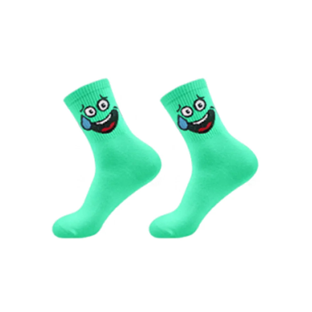 Uiushe Colorful Goofy Face Socks - ATSProducts