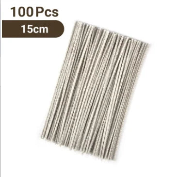 100pcs 6-20cm Waxed Cotton Candle Wicks - ATSProducts