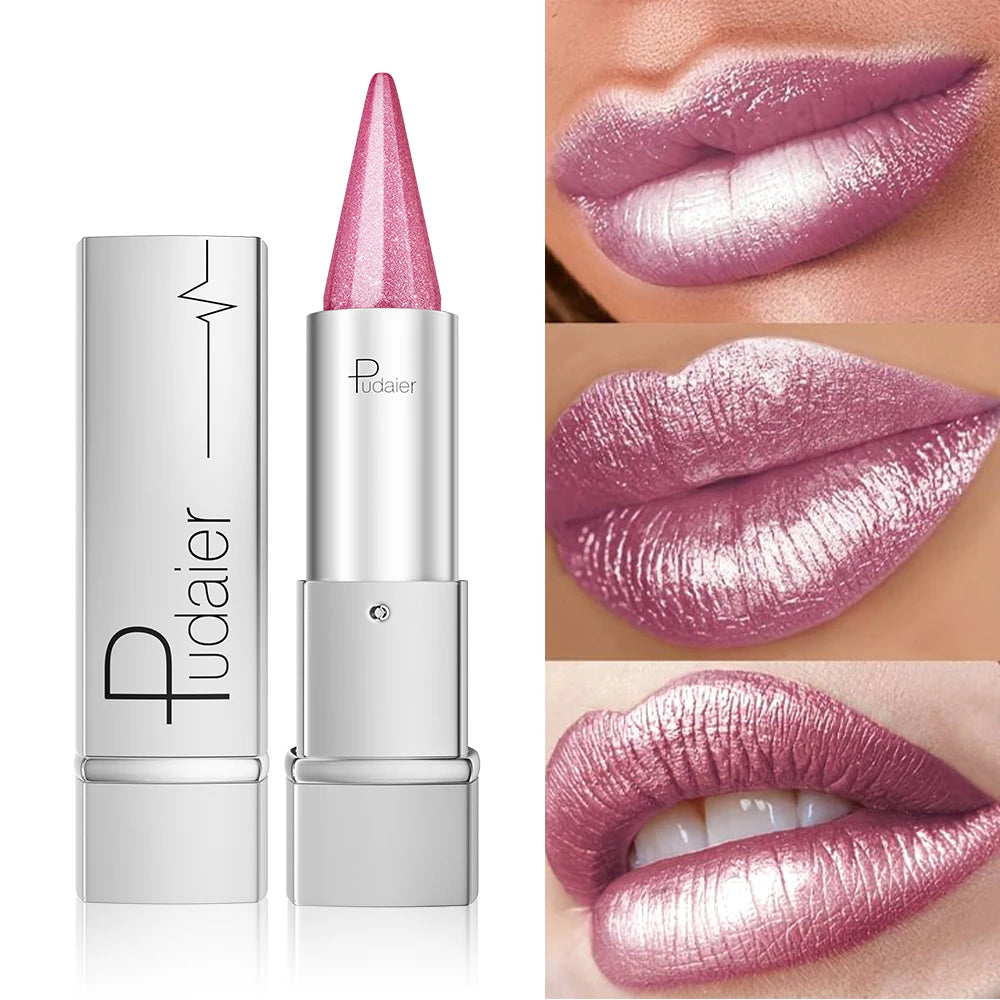 Pearlescent Sparkle Waterproof 24 Hour Lipstick - ATSProducts
