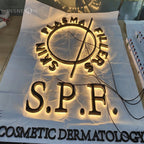 Custom Stainless Steel LED Sign - ATSProducts