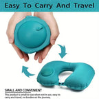 Bigsweety Inflatable Portable Neck Pillow U-shaped