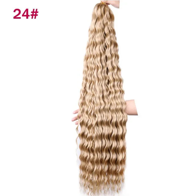 WIGSIN 30Inch Synthetic  Long Deep Wave Hair - ATSProducts
