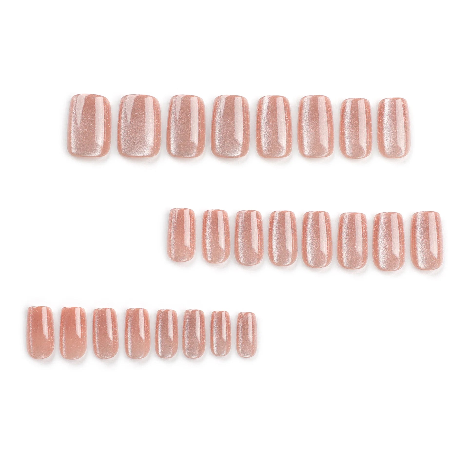 24Pcs Medium-Length Press-on Nails