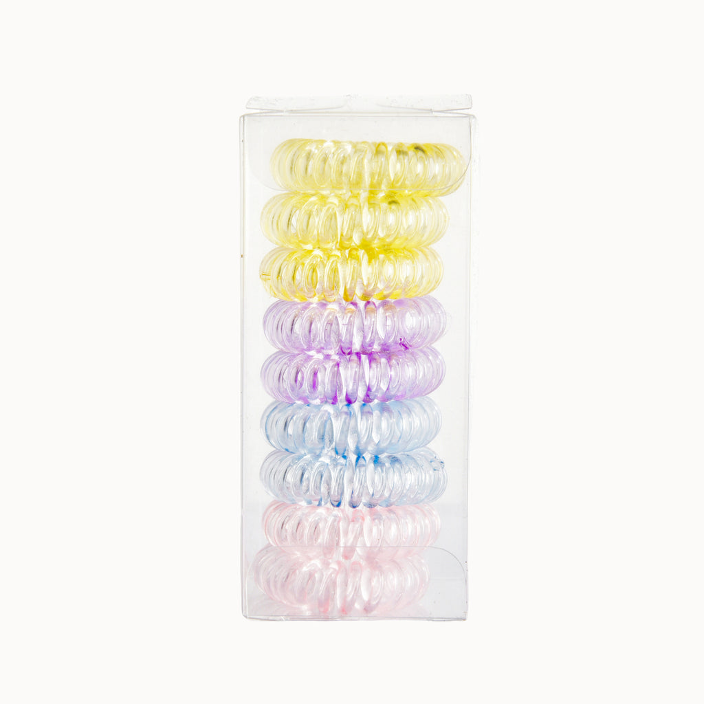 9Pc Coil Ponytail Holders - ATSProducts