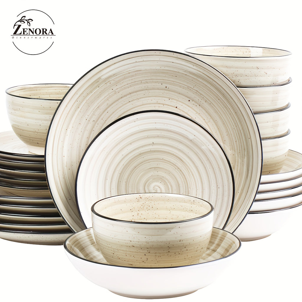 Zenora 6/12/24Pc Dinnerware Set - ATSProducts