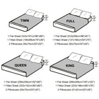 4pc Satin Bed Sheet Set - ATSProducts