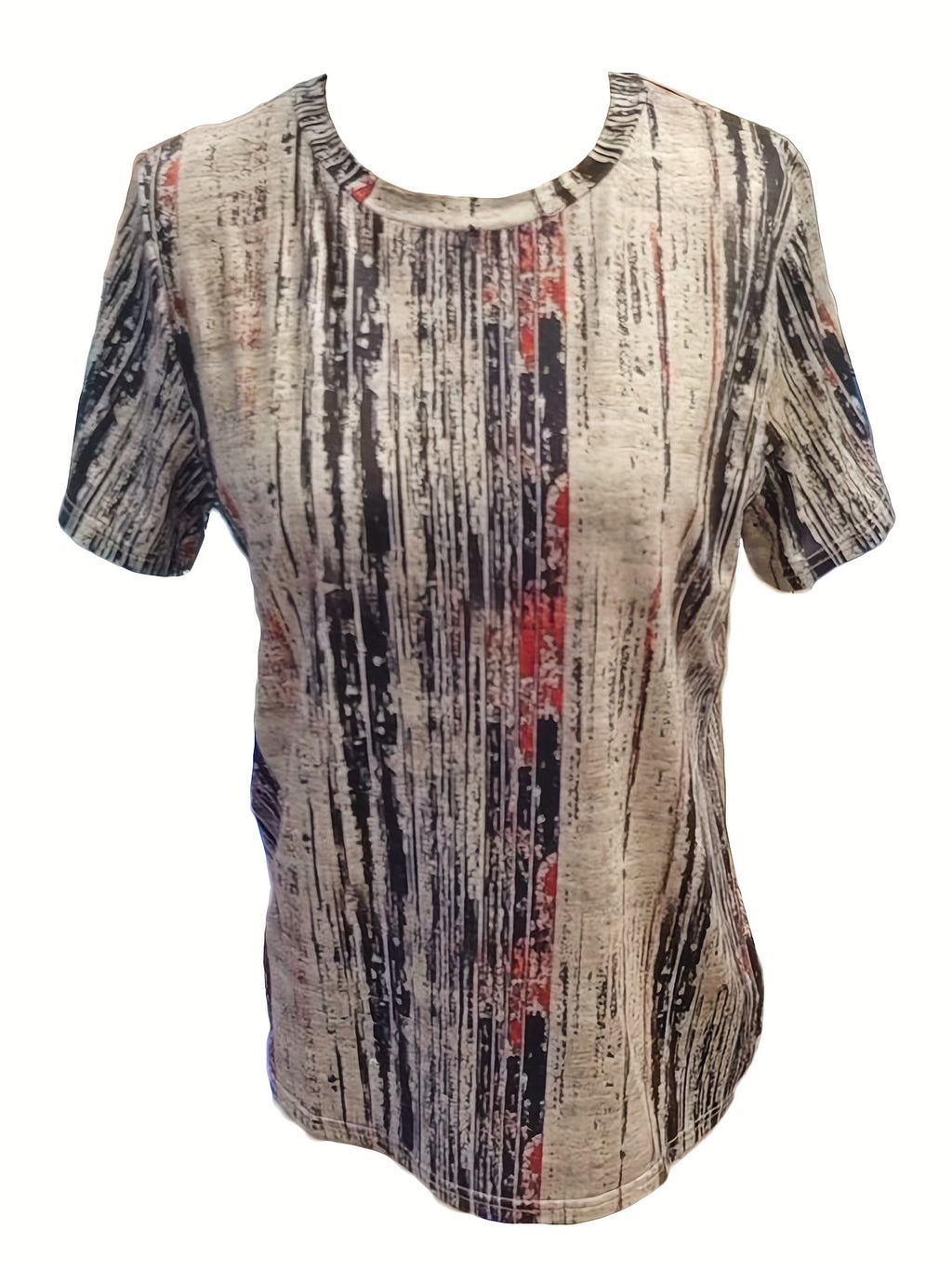 Crew Neck Print T-Shirt - ATSProducts