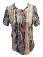 Crew Neck Print T-Shirt - ATSProducts