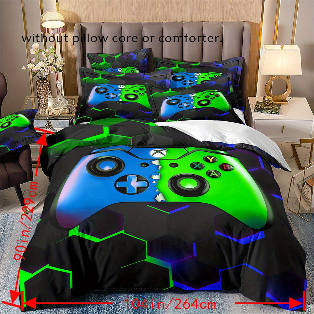 3pcs Gamepad Print Duvet Cover Set - ATSProducts
