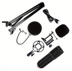 BM800 USB Condenser Microphone Kit with Metal Arm Stand - ATSProducts