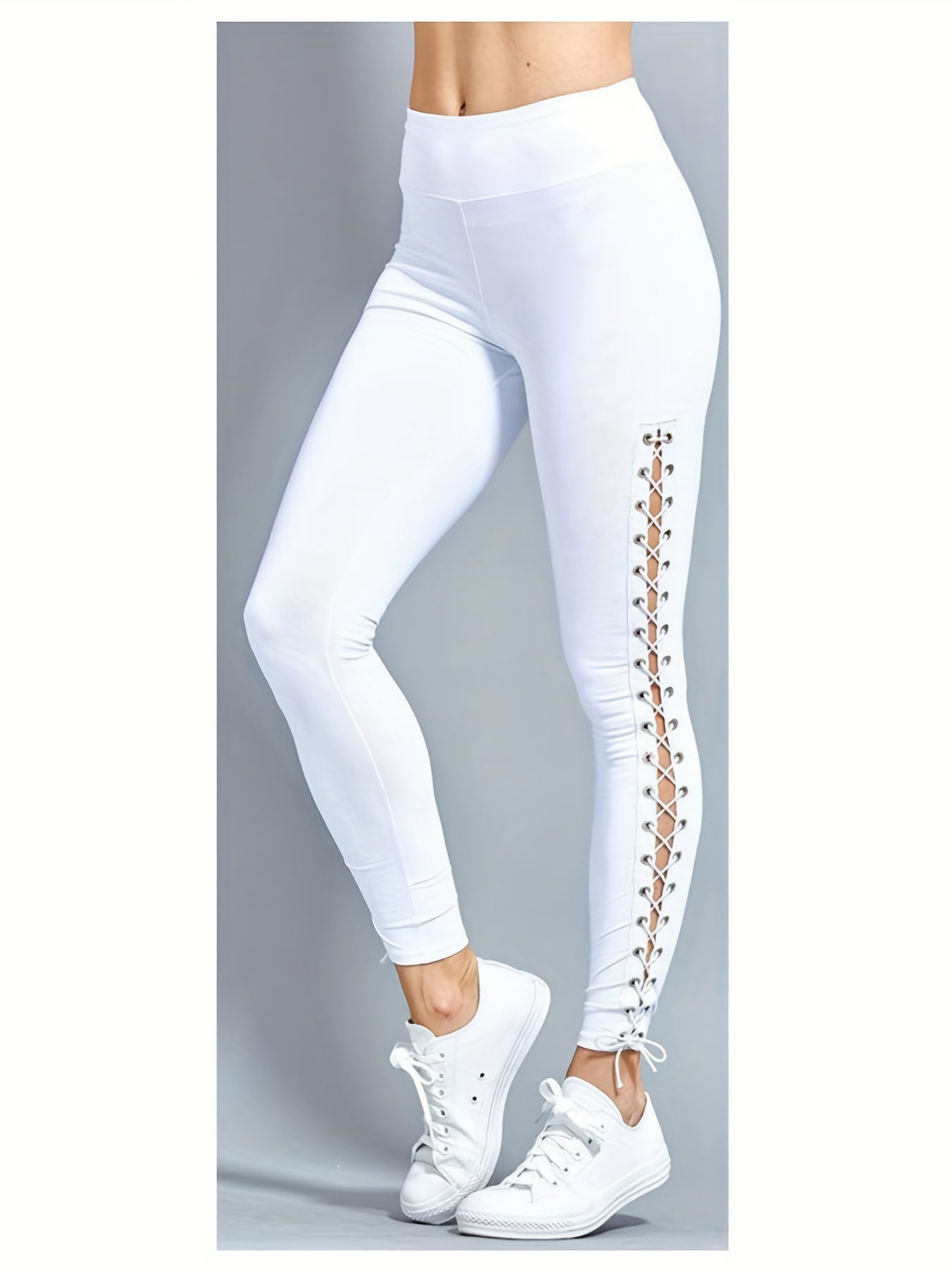 Solid Cross Tie Leggings - ATSProducts