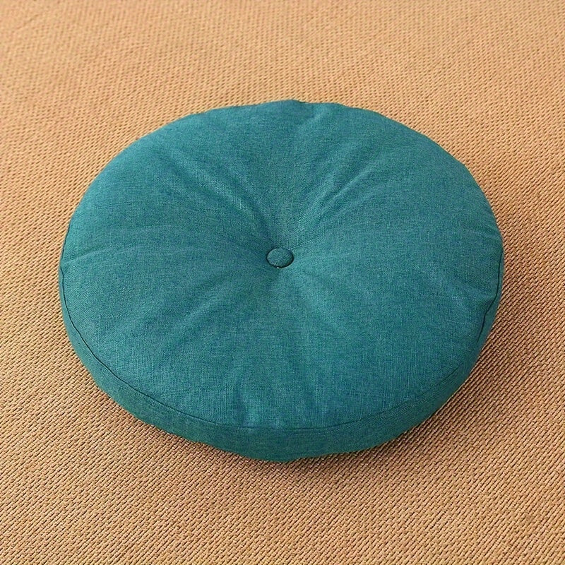 1pc, Linen Floor Cushion Japanese Style Tufted Tatami - ATSProducts