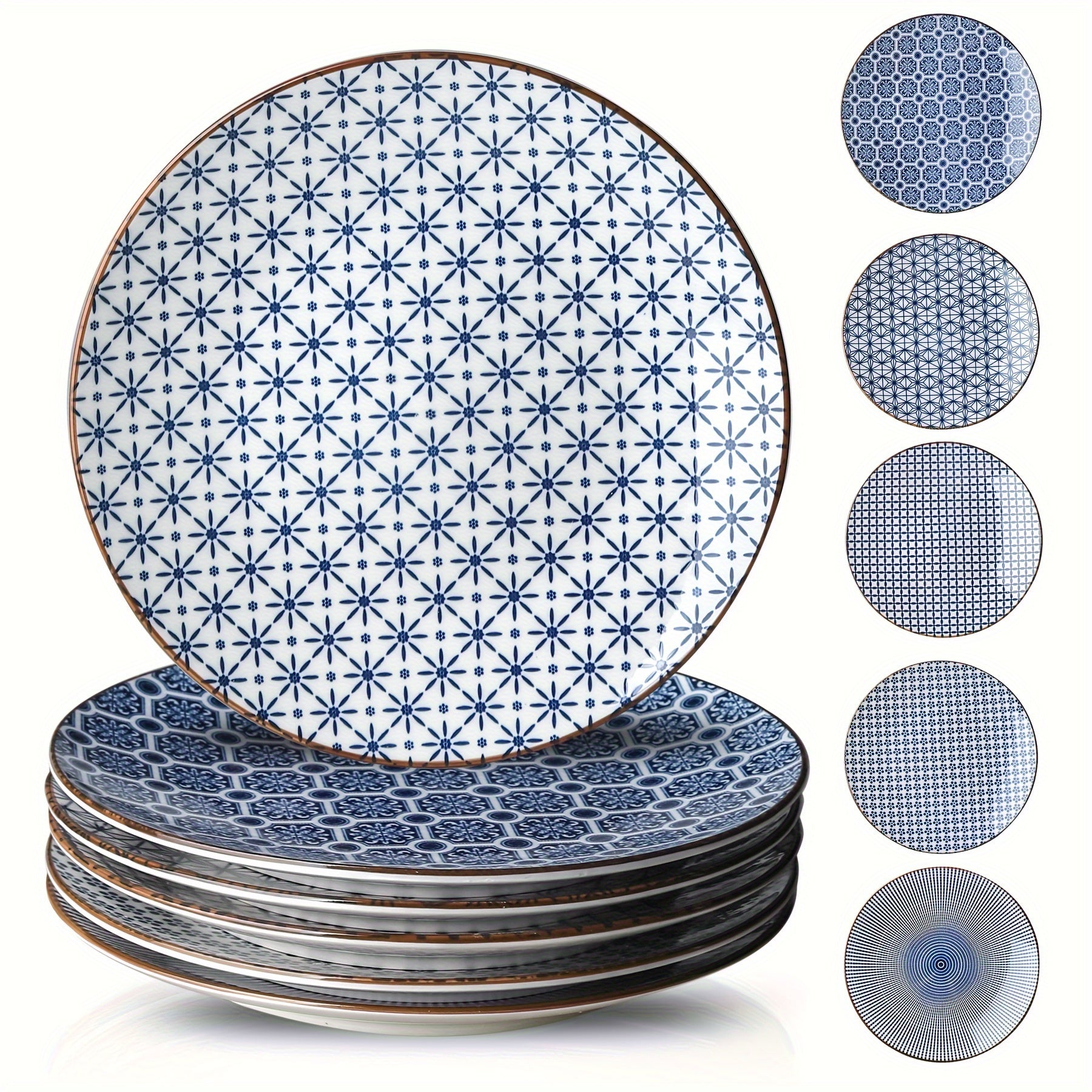 YELLOYA Japanese Large Dinner Plates Set - ATSProducts