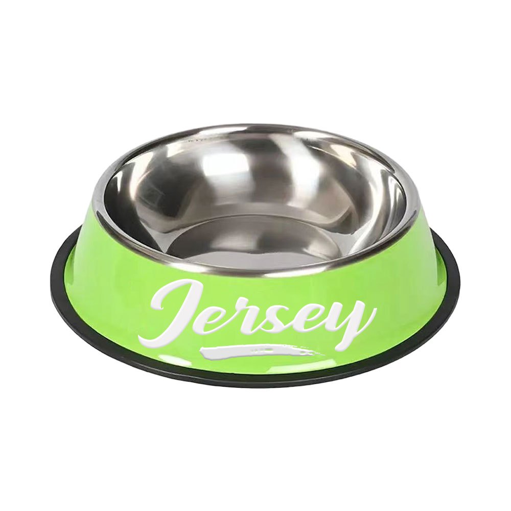 1pc Personalized Stainless Steel Dog Bowls - ATSProducts