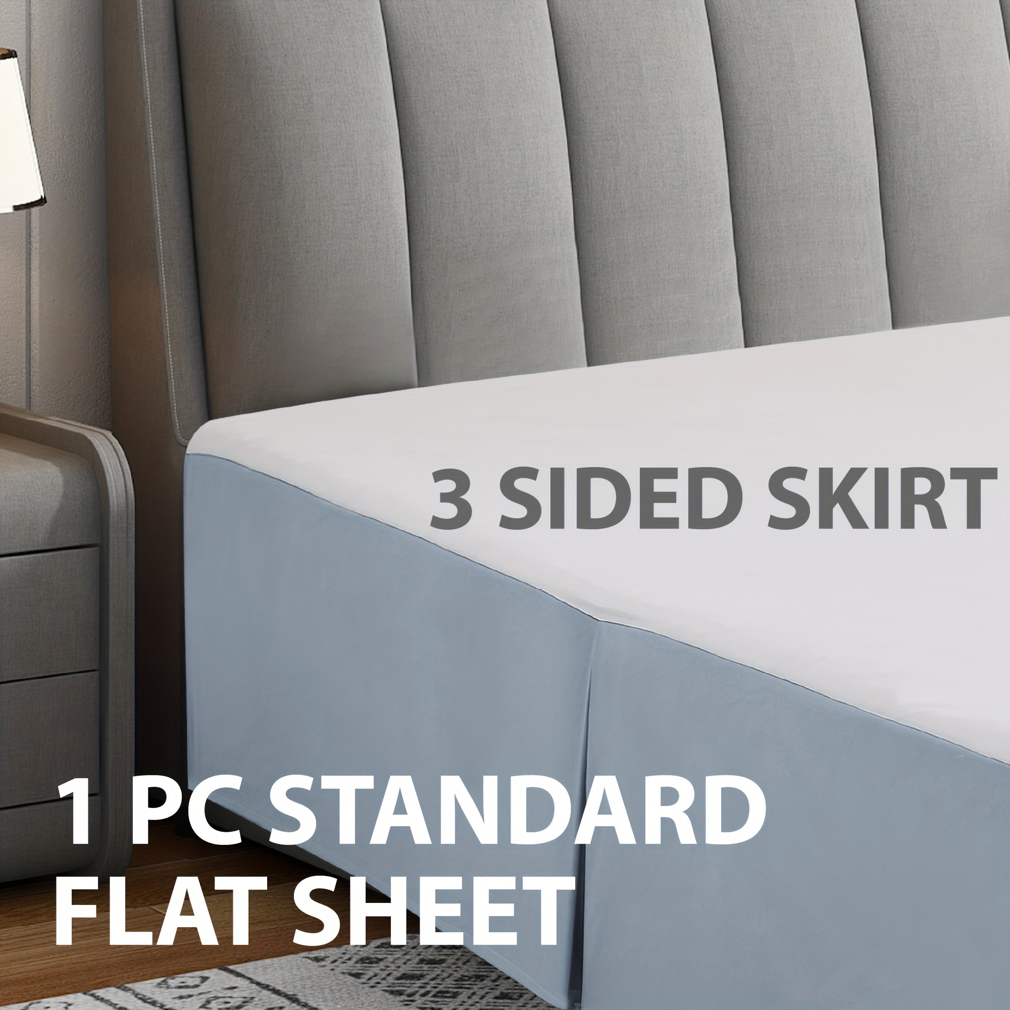 1pc Bed Skirt - ATSProducts