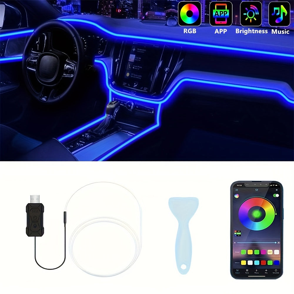 196 Inch Car Interior LED Strip Lights - ATSProducts