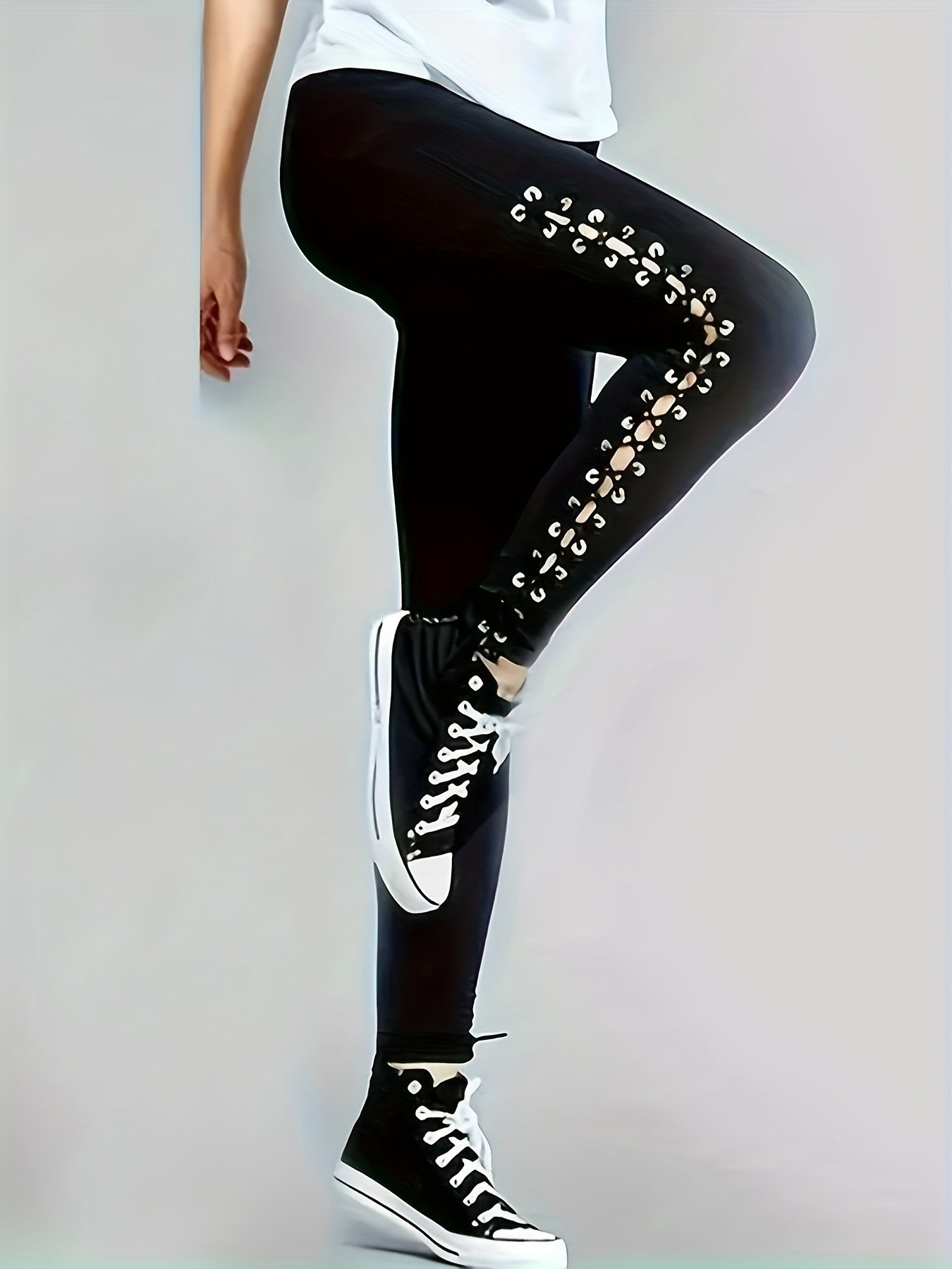 Solid Cross Tie Leggings - ATSProducts