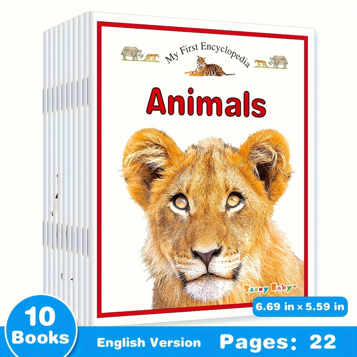 Set Of 10 My Encyclopedia Series Children's Educational Assistance Books - ATSProducts