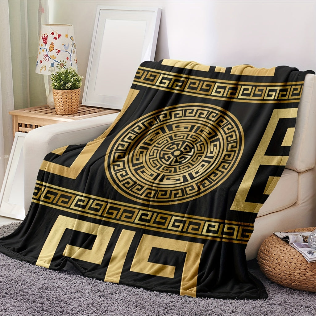 Glam Style Digital Print Throw Blanket Hypoallergenic - ATSProducts