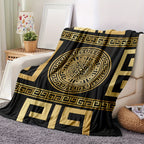 Glam Style Digital Print Throw Blanket Hypoallergenic - ATSProducts