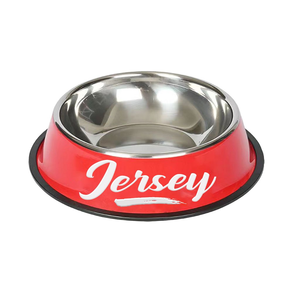 1pc Personalized Stainless Steel Dog Bowls - ATSProducts