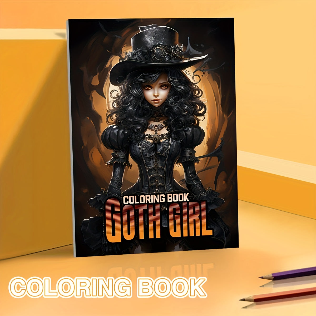 2pcs, Goth Girl Coloring Books - ATSProducts