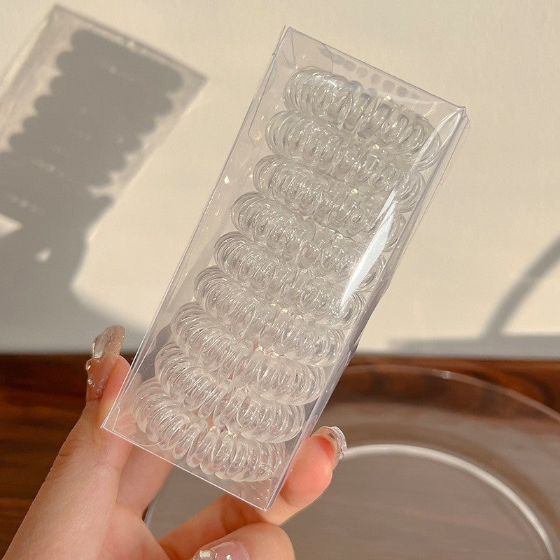 9Pc Coil Ponytail Holders - ATSProducts