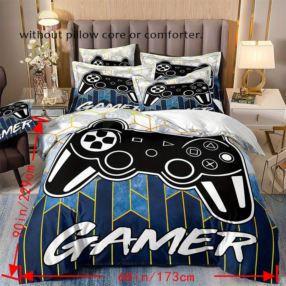 3pcs Gamepad Print Duvet Cover Set - ATSProducts