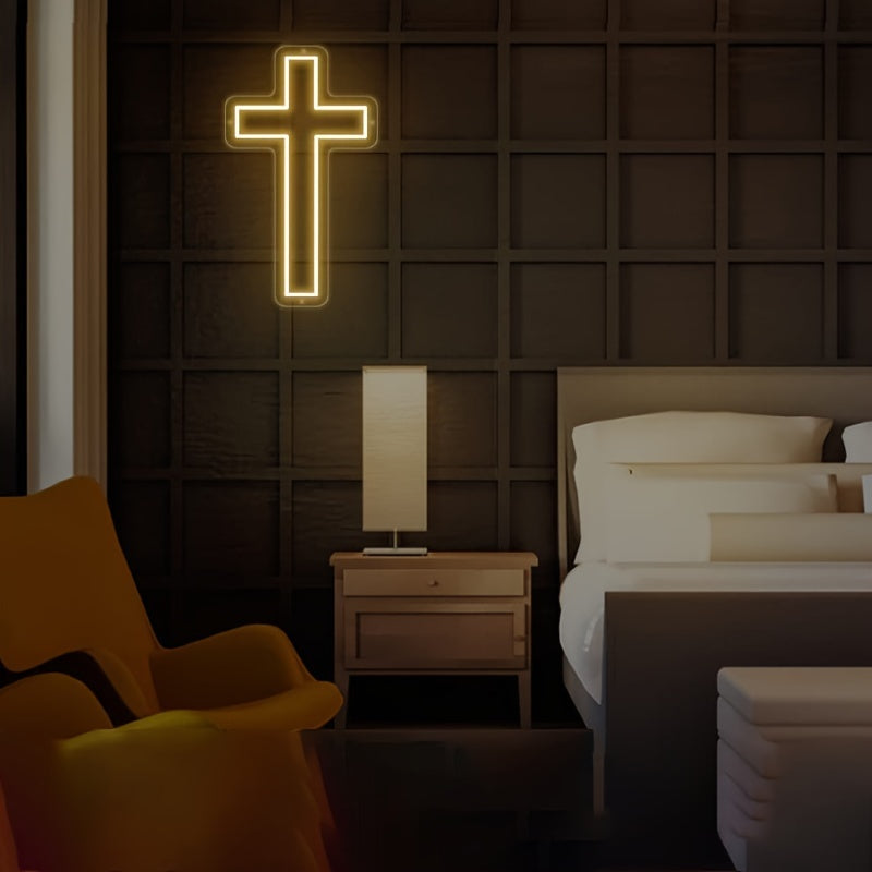 1pc Cross USB Neon Lamp - ATSProducts