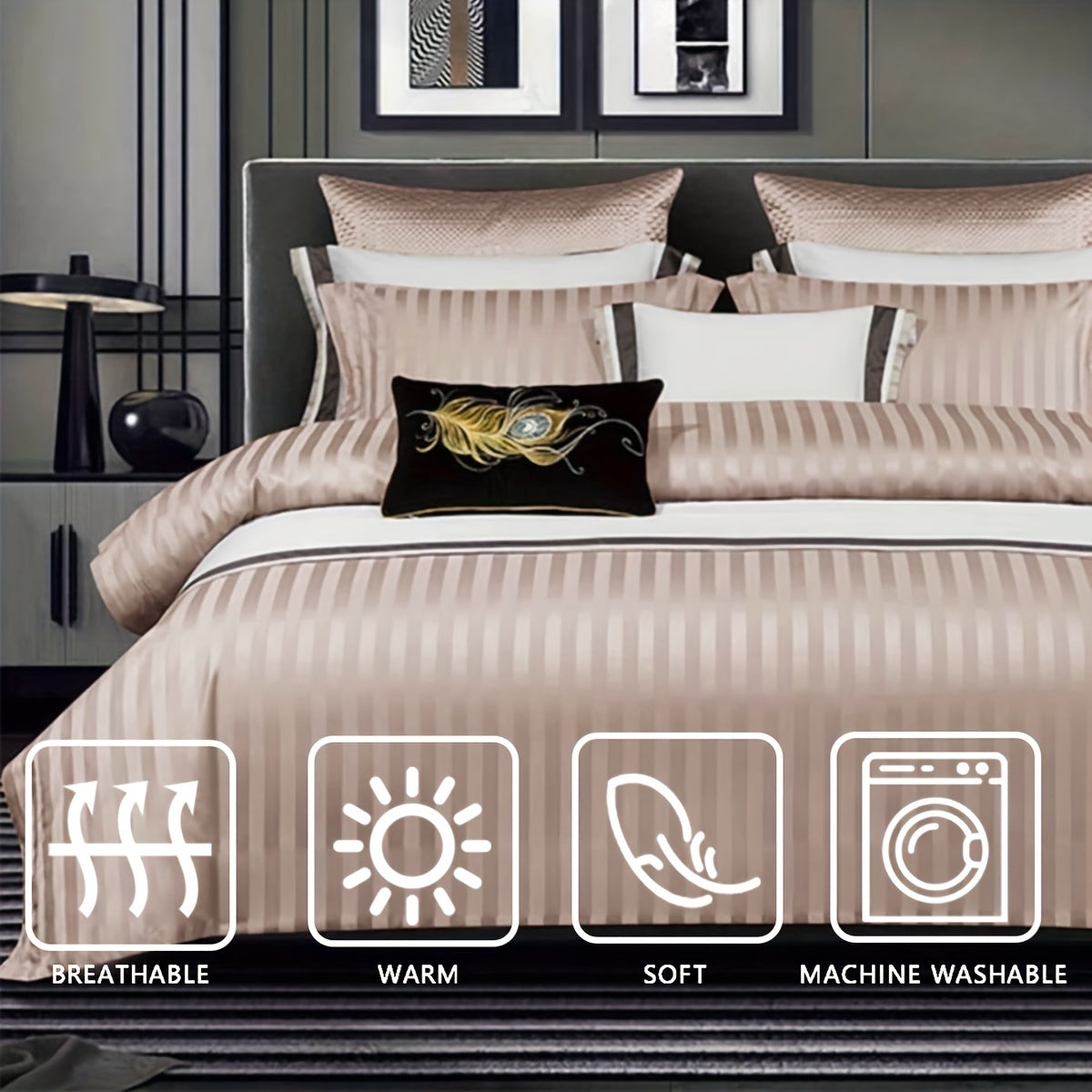 3pcs Luxury Duvet Cover Set - ATSProducts