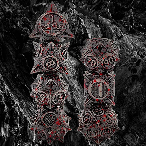 Sharp Metal Meteor Dice Set - ATSProducts