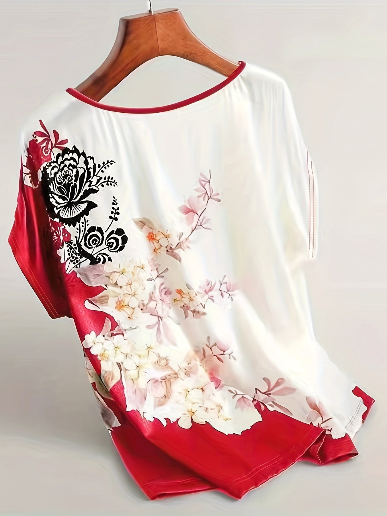 Floral Print T-Shirt - ATSProducts
