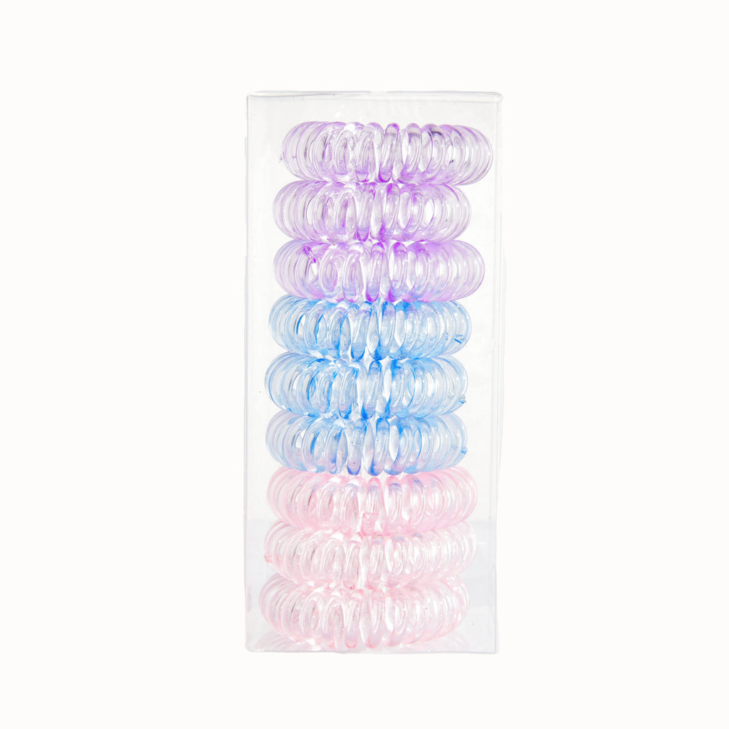 9Pc Coil Ponytail Holders - ATSProducts