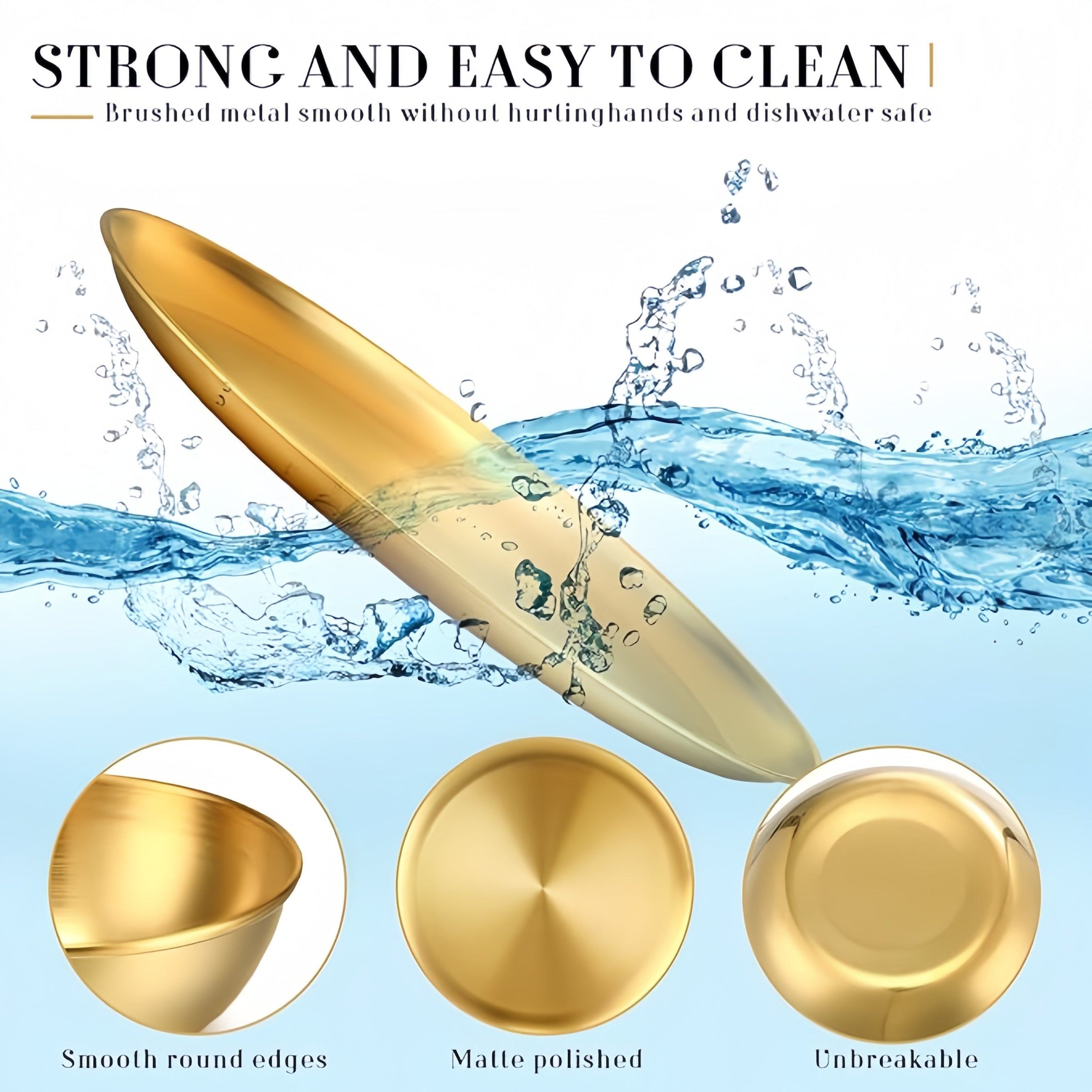 18pcs Luxury Stainless Steel Dinnerware Set - ATSProducts