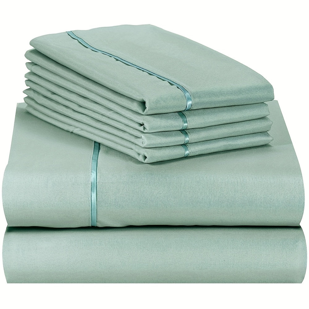 4/6pcs Luxury Cool Fitted Sheet Set - ATSProducts