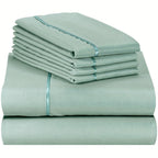 4/6pcs Luxury Cool Fitted Sheet Set - ATSProducts
