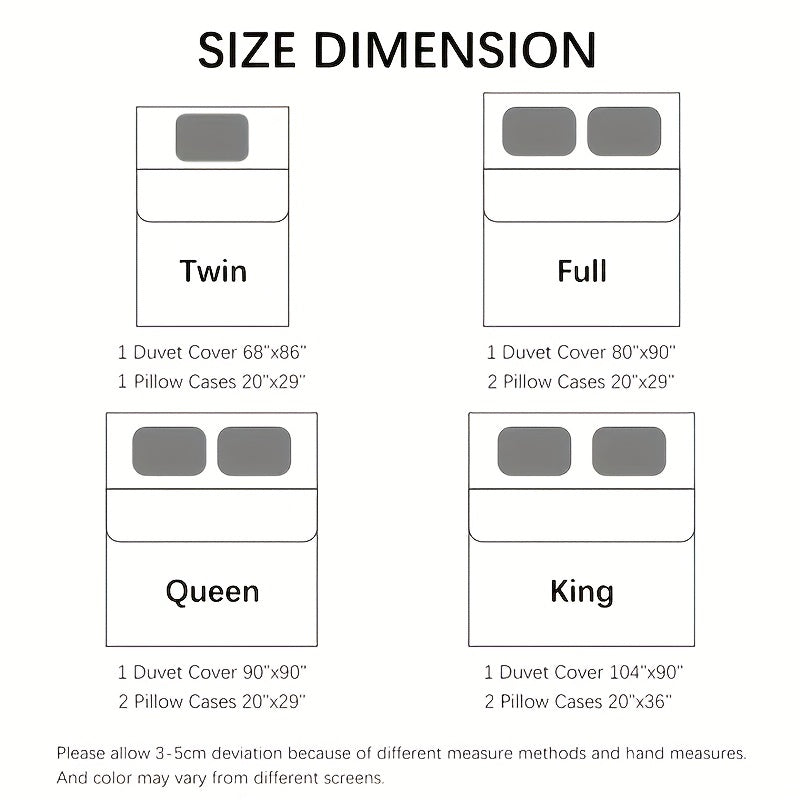 2/3pcs Fashion Duvet Cover Set - ATSProducts