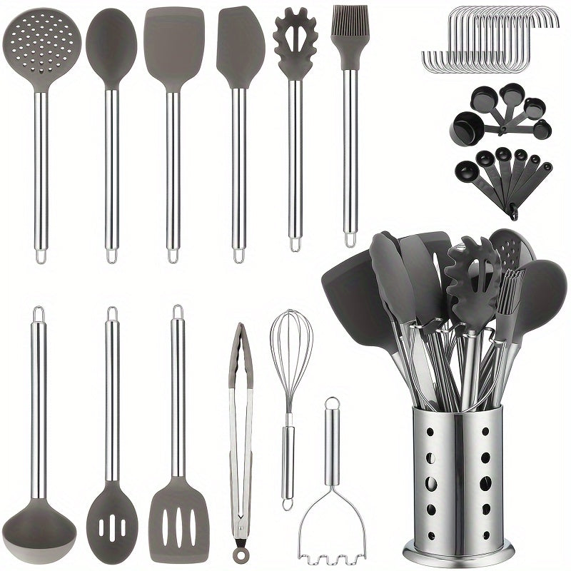 37 Pcs Stainless Steel Cookware Set - ATSProducts