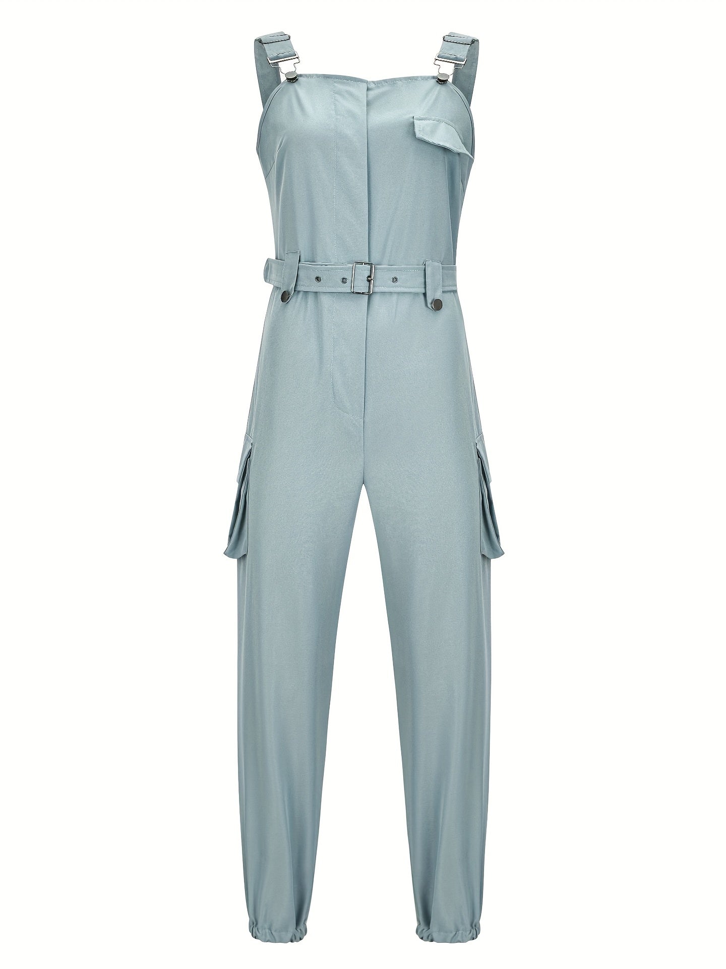 Overall Jumpsuit With Belt - ATSProducts