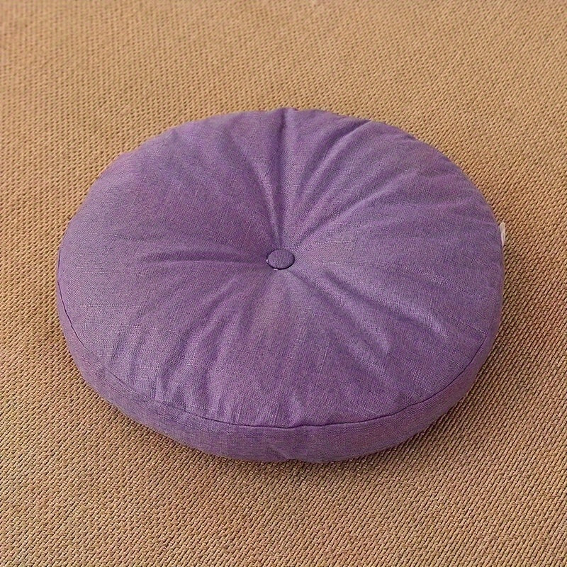 1pc, Linen Floor Cushion Japanese Style Tufted Tatami - ATSProducts