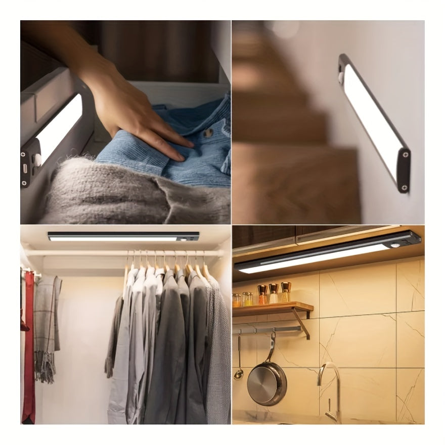 15.74 Inch Ultra-Thin Motion Sensor Under Cabinet Light, USB Charging - ATSProducts