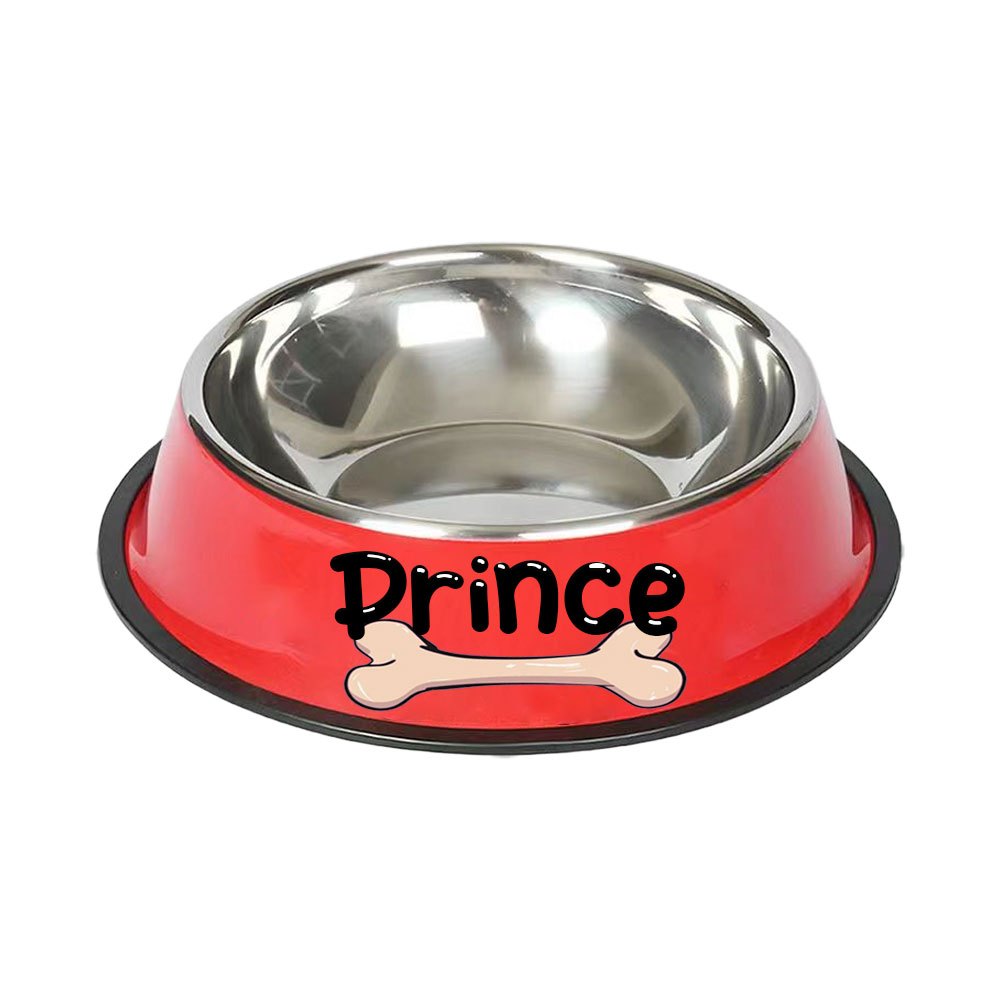 1pc Personalized Stainless Steel Dog Bowls - ATSProducts