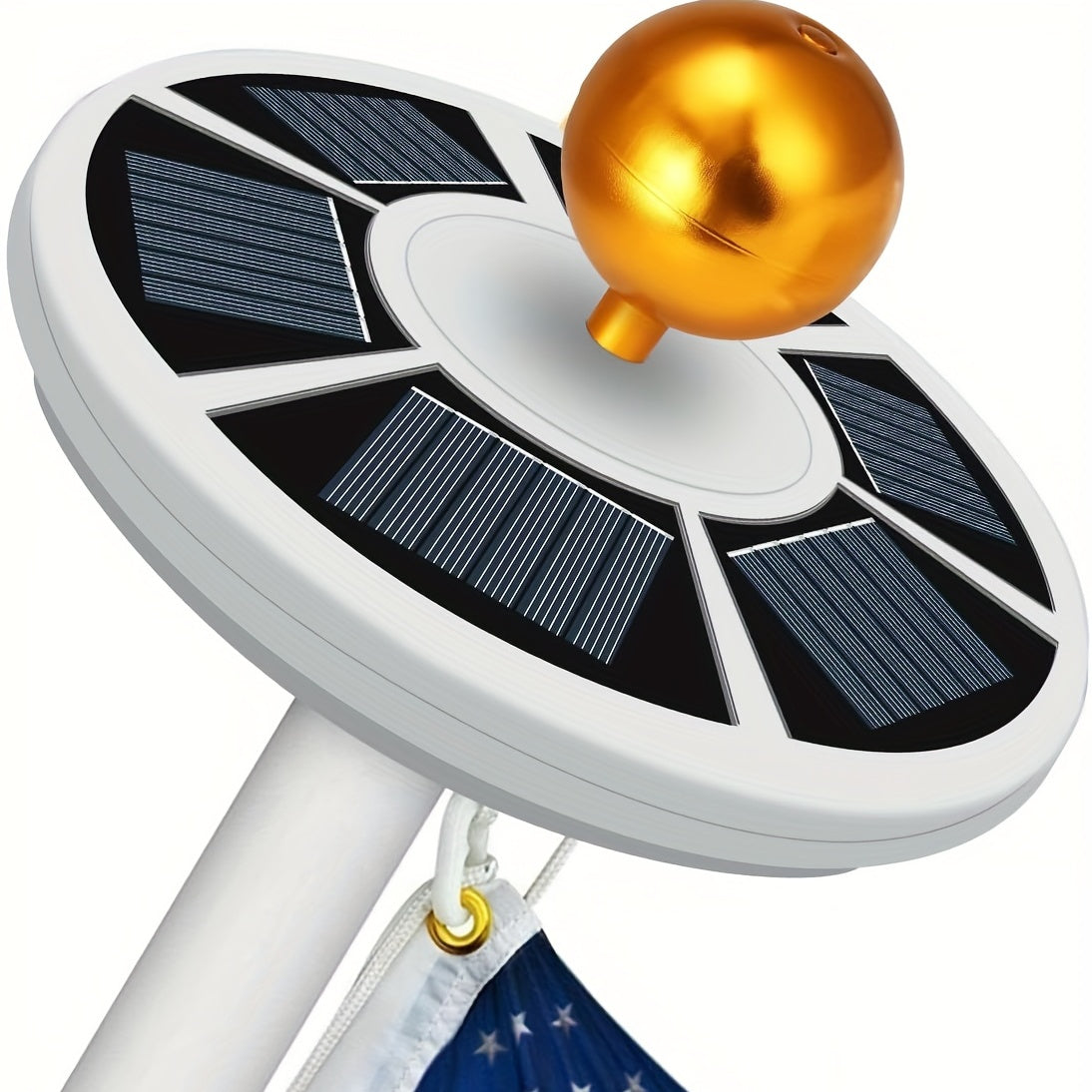 Solar Flagpole Light - ATSProducts