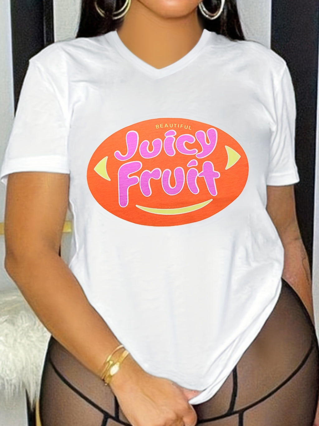 Beautiful Juicy Fruit Crew Neck T-Shirt - ATSProducts