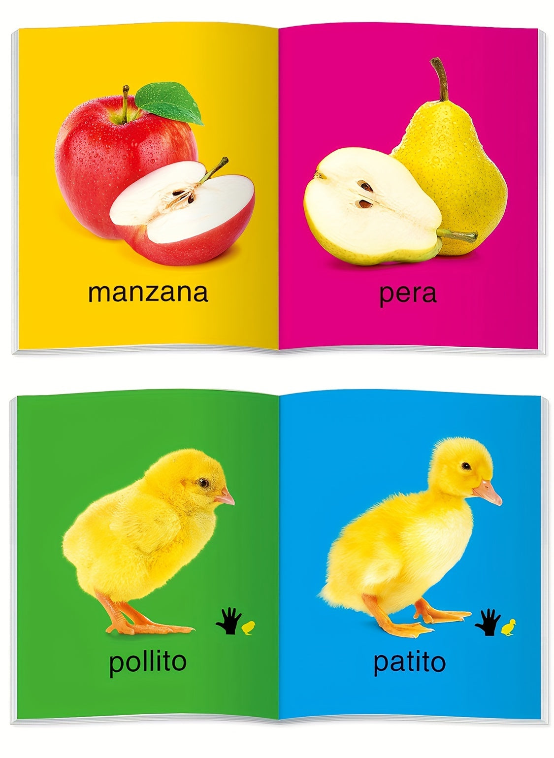 TeenyBaby Set Of 10 Spanish Language Books, My First Series Of Children's Identification Books - ATSProducts