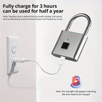 1pc Advanced Biometric Smart Padlock - ATSProducts
