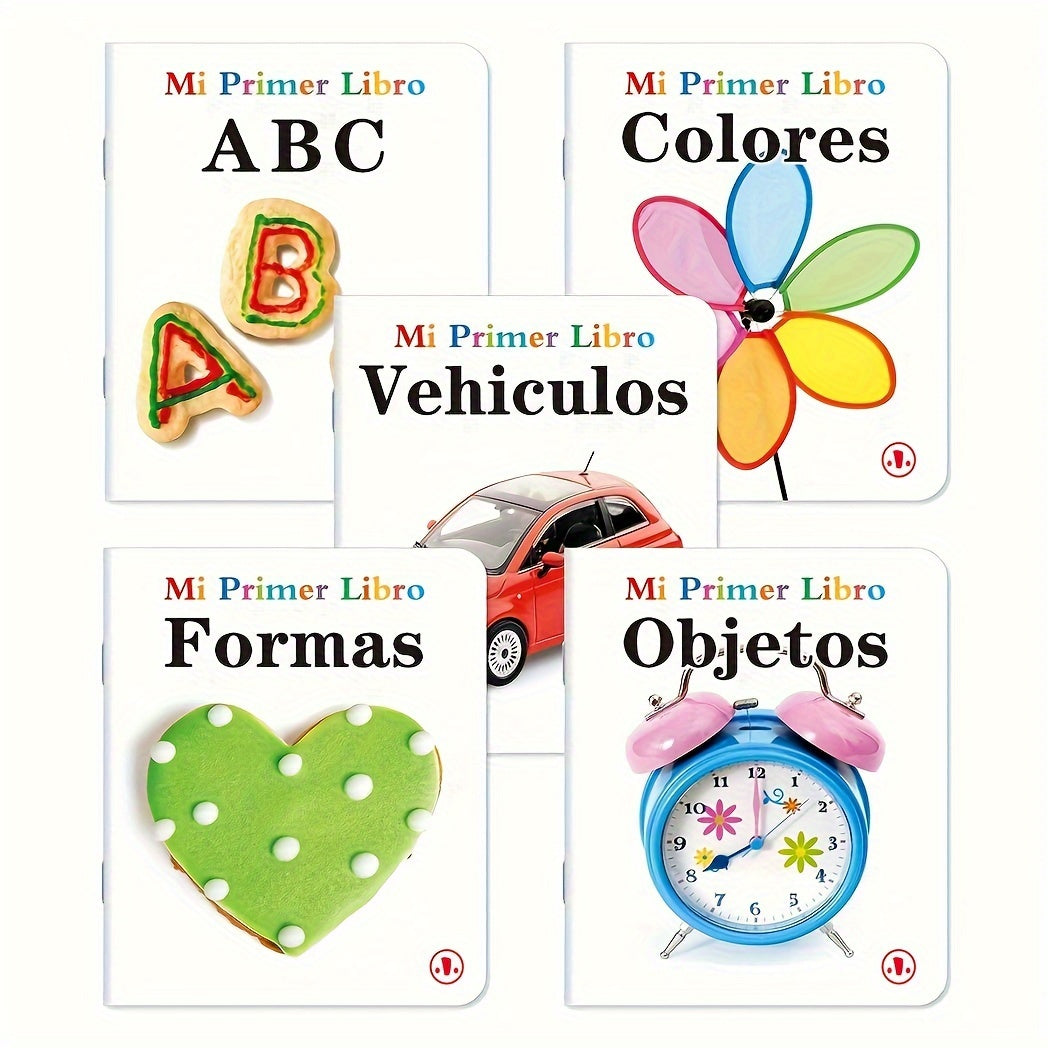 TeenyBaby Set Of 10 Spanish Language Books, My First Series Of Children's Identification Books - ATSProducts
