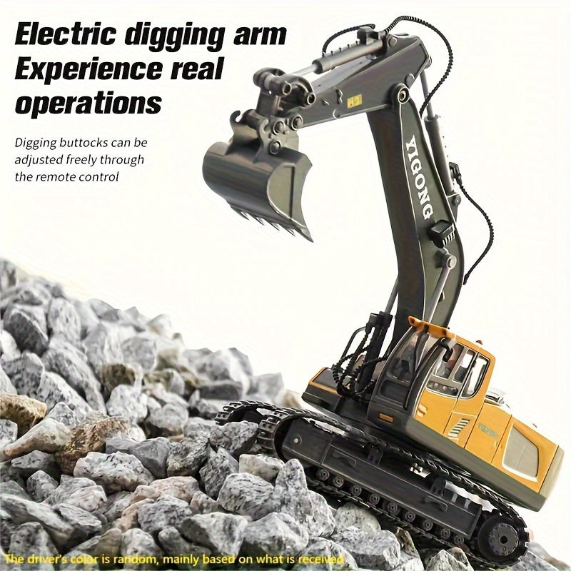 11-Channel Remote Control Alloy Excavator - ATSProducts